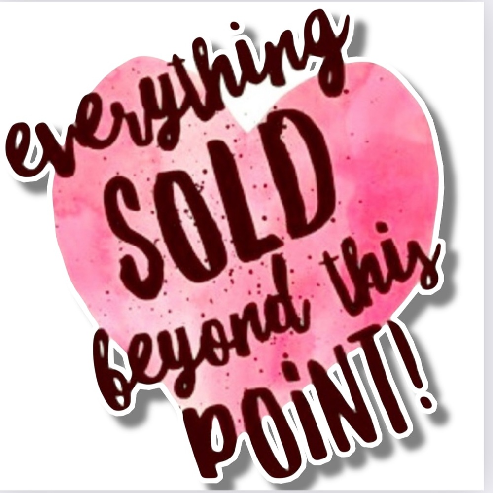 Everything SOLD beyond this point : )